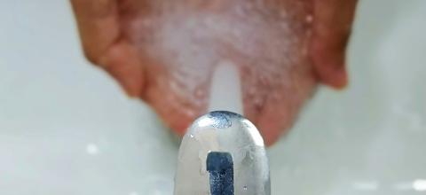 Håndvask med censor